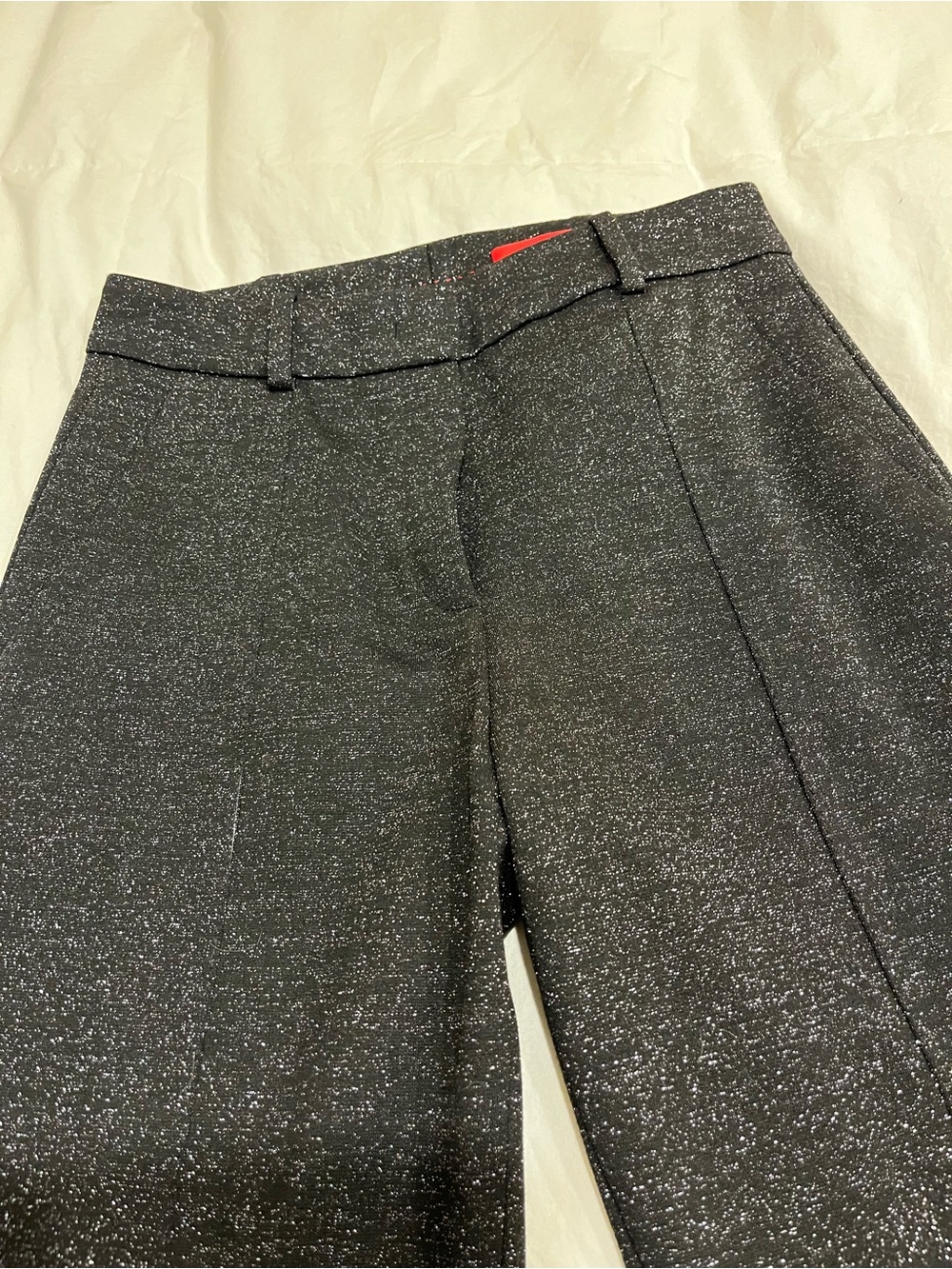 HUGO Black Sparkle Tailored Trousers